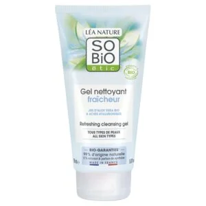 SO’BiO étic Żel myjący nawilżający Aloe vera BIO (150 ml) - do wszystkich typów skóry