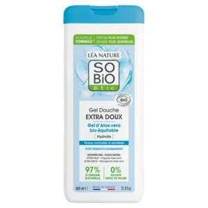 SO’BiO étic Żel pod prysznic EKSTRA DELIKATNY z aloesem BIO (650 ml) - intensywnie nawilża