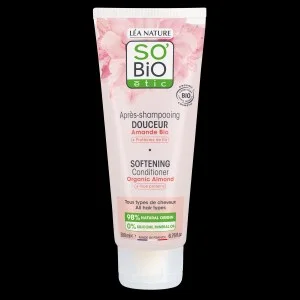 SO’BiO étic Odżywka do włosów z mleczkiem migdałowym i proteinami ryżowymi BIO (200 ml) - do wszystkich typów włosów