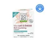 SO’BiO étic Krem intensywnie odżywczy z ekologicznym mlekiem oślim BIO (50 ml) - do bardzo suchej skóry