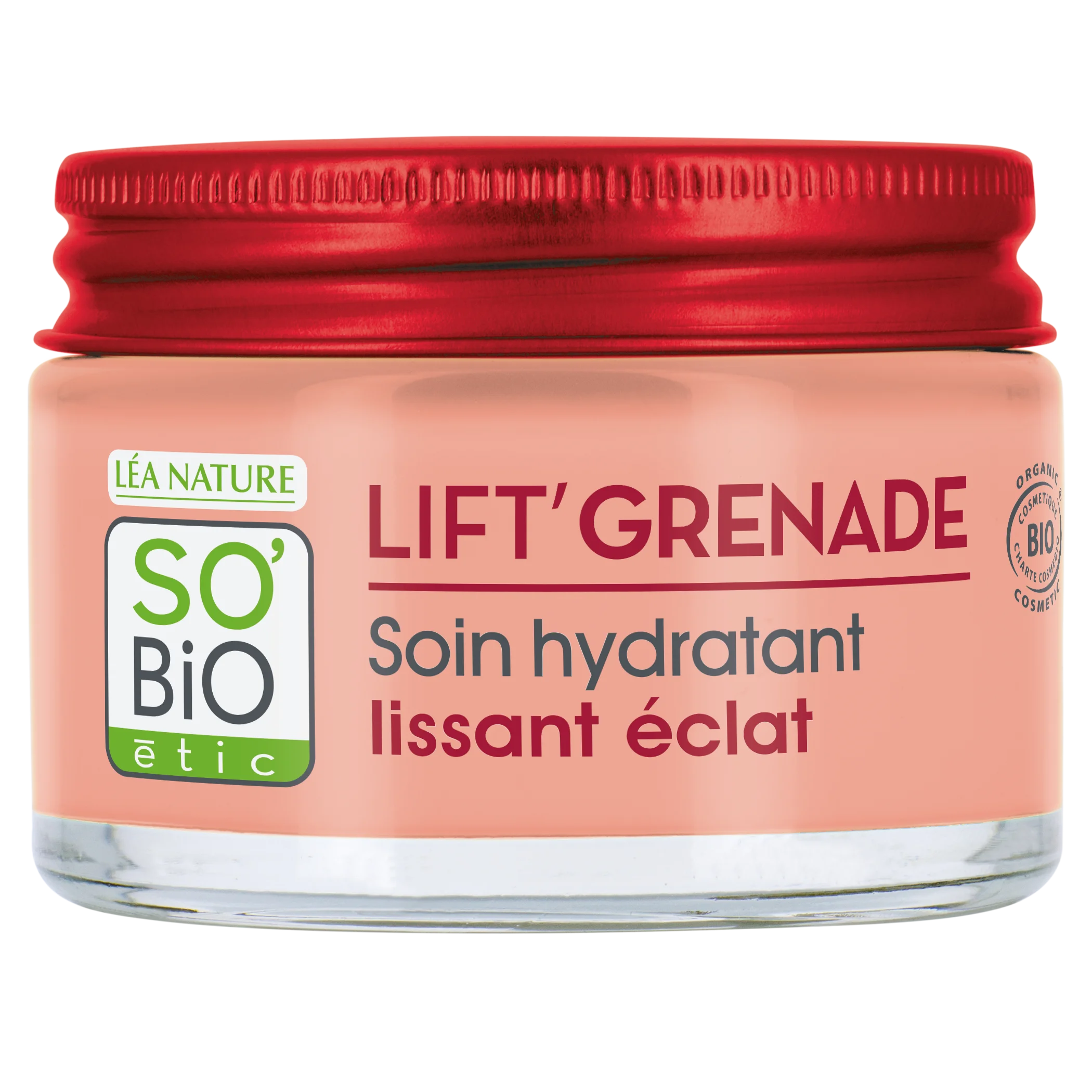 SO’BiO étic Rozświetlający krem na dzień przeciw zmarszczkom Lift'Grenade BIO (50 ml) - z granatem