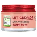 SO’BiO étic Rozświetlający krem na dzień przeciw zmarszczkom Lift'Grenade BIO (50 ml) - z granatem