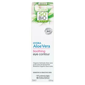 SO’BiO étic Kojący krem pod oczy z aloesem BIO (15 ml) - nawilża i łagodzi okolice oczu