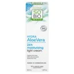 SO’BiO étic Lekki krem nawilżający na dzień z Aloesem BIO (50 ml) - z kwasem hialuronowym