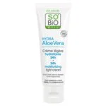 SO’BiO étic Lekki krem nawilżający na dzień z Aloesem BIO (50 ml) - z kwasem hialuronowym