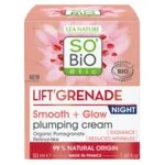 SO’BiO étic Krem na noc rozświetlający przeciwzmarszczkowy Lift'Grenade BIO (50 ml) - z granatem