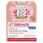 SO’BiO étic Krem na noc rozświetlający przeciwzmarszczkowy Lift'Grenade BIO (50 ml) - z granatem