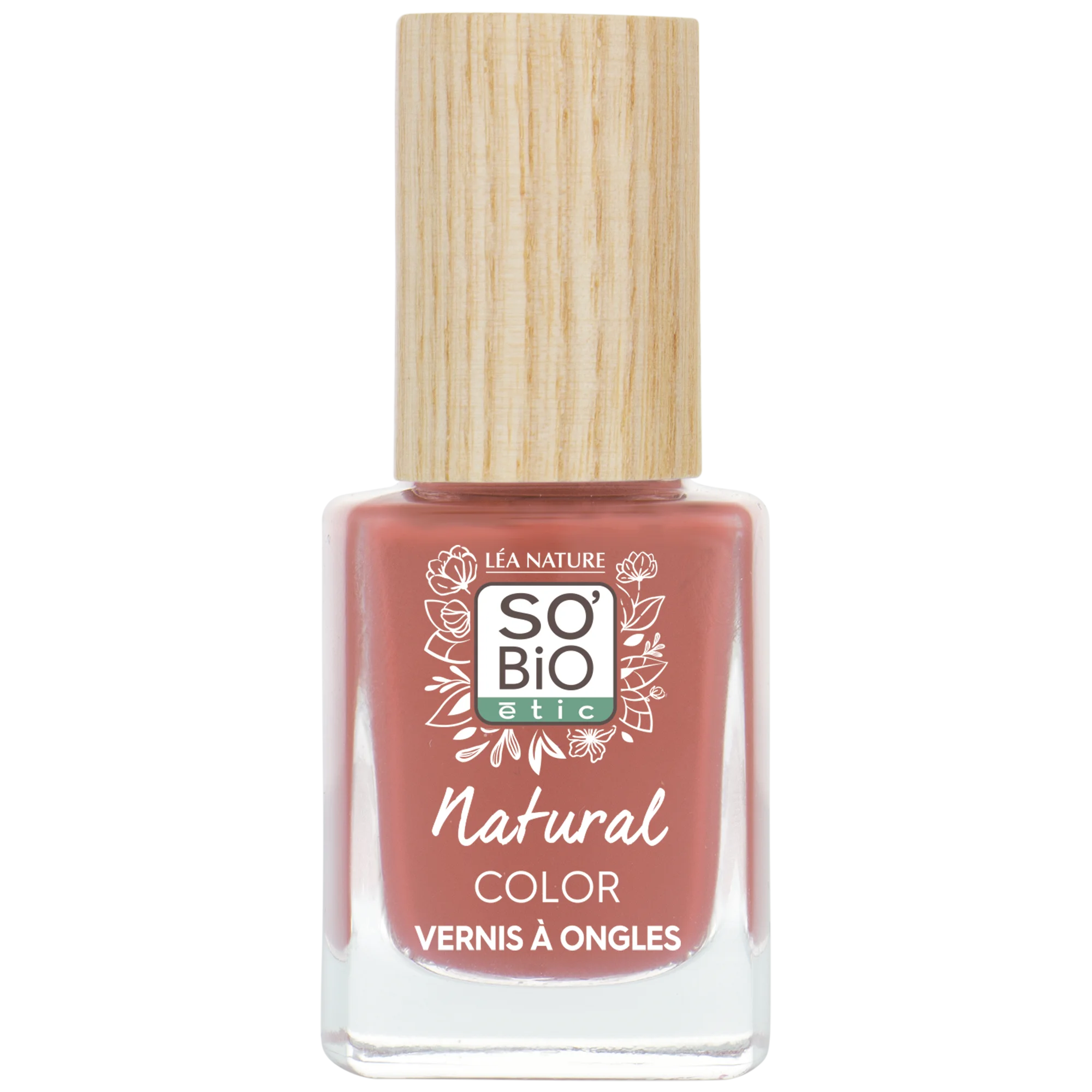 SO’BiO étic Lak do paznokci - 65 różowy nude (11 ml) - o świetlistym i intensywnym kolorze