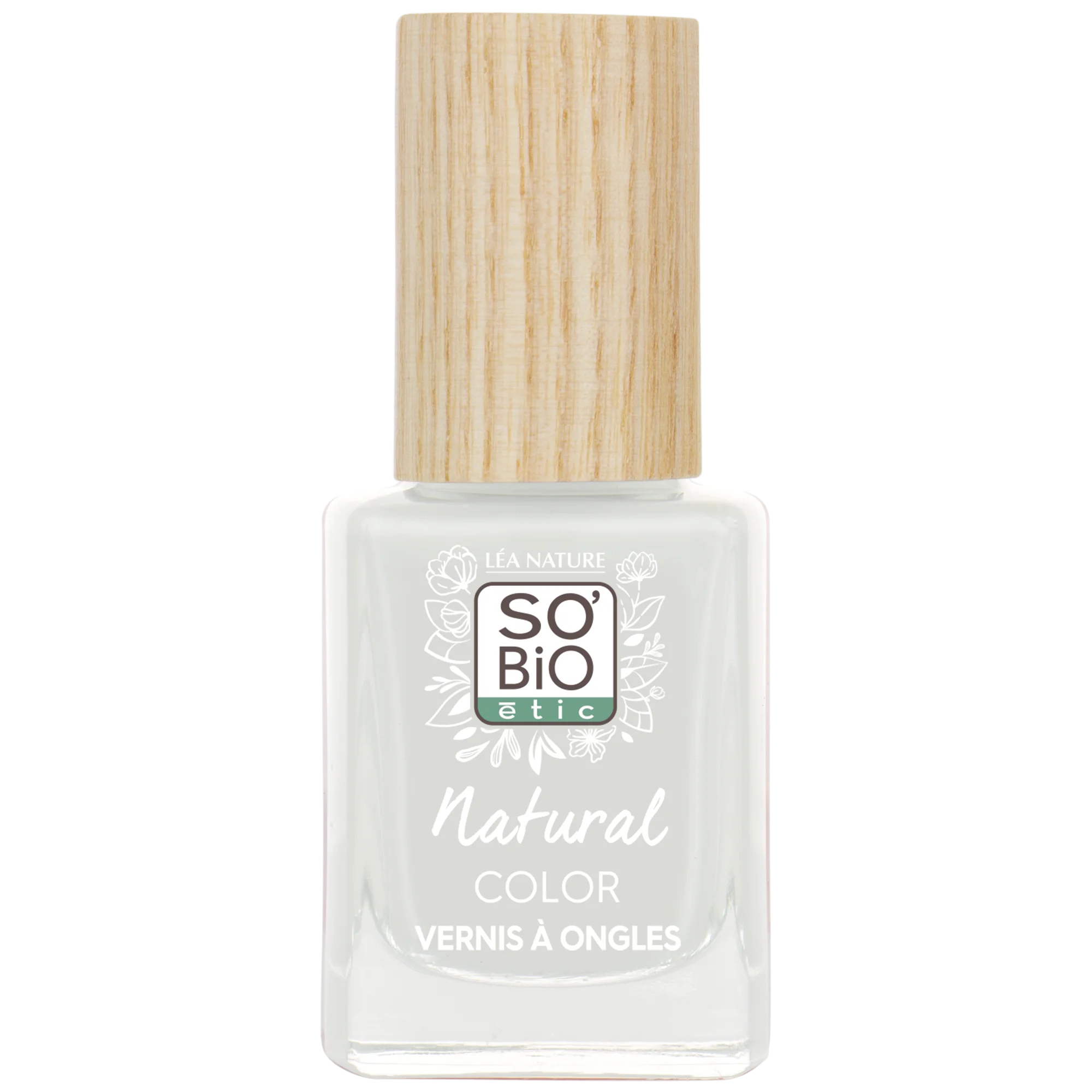 SO’BiO étic Lak do paznokci - 80 francuska biel (11 ml) - o świetlistym i intensywnym kolorze