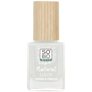 SO’BiO étic Lak do paznokci - 80 francuska biel (11 ml) - o świetlistym i intensywnym kolorze
