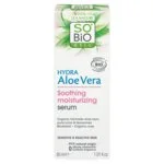 SO’BiO étic Serum do twarzy z Aloe vera – ukojenie i nawilżenie dla skóry wrażliwej BIO (30 ml) – nawilża, koi i rozświetla