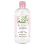 SO’BiO étic Woda micelarna z Aloe Vera, kojąca BIO (500 ml) - wzbogacona wodą rumiankową