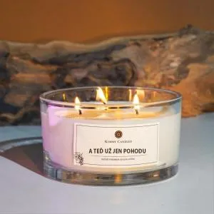 Kimmy Candles Świeca sojowa And now just relax (3 knoty)