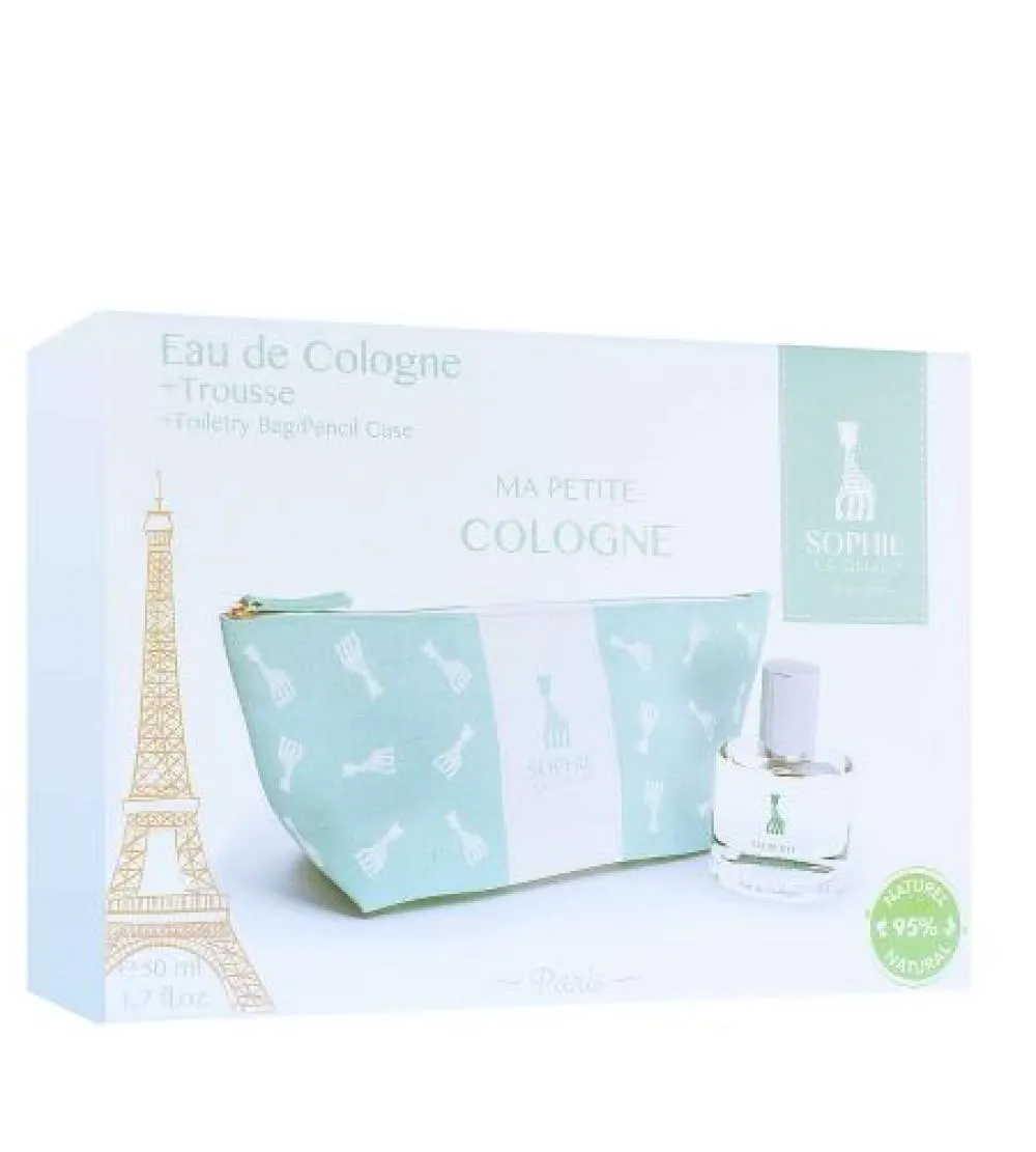 Ma Petite Cologne zestaw upominkowy dla dzieci woda kolońska 50 ml + kosmetyczka 50 ml + kosmetická taštička