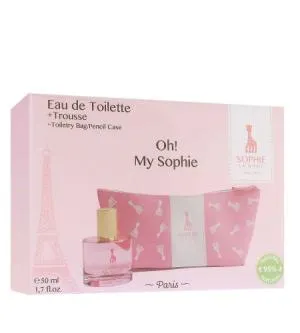 Sophie La Girafe Sophie La Girafe My Sophie zestaw prezentowy dla dzieci woda toaletowa 50 ml + kosmetyczka