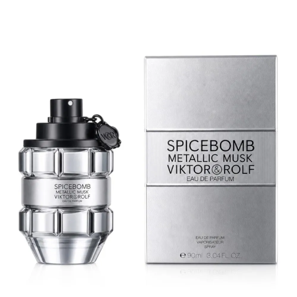 Spicebomb Metallic Musk woda perfumowana dla mężczyzn 90 ml