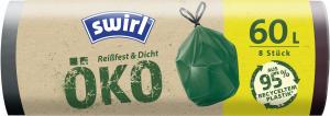 Torby Eco (8 szt.) - 60 l - 95% materiałów z recyklingu