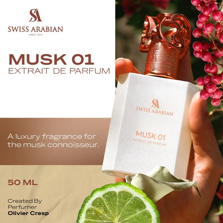 Musk 01 ekstrakt perfum unisex 50 ml