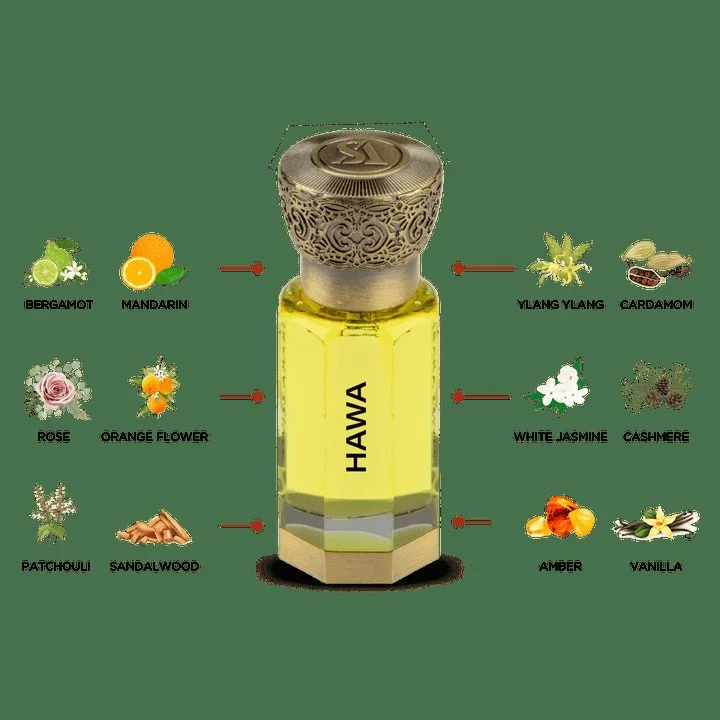 Hawa Skoncentrowany olejek perfumowany U 12 ml