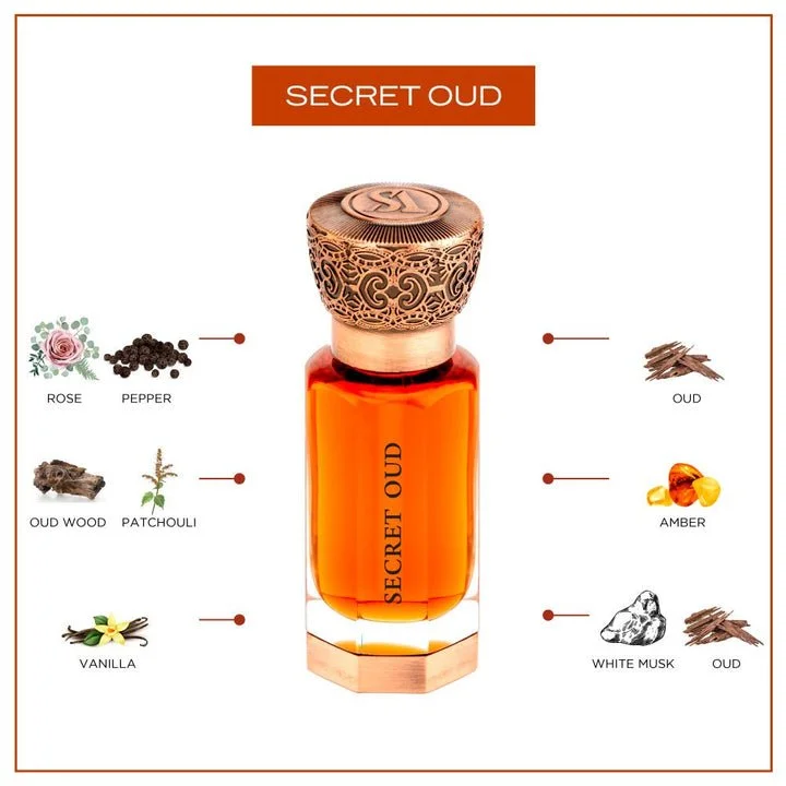 Secret Oud skoncentrowany olejek perfumowany U 12 ml