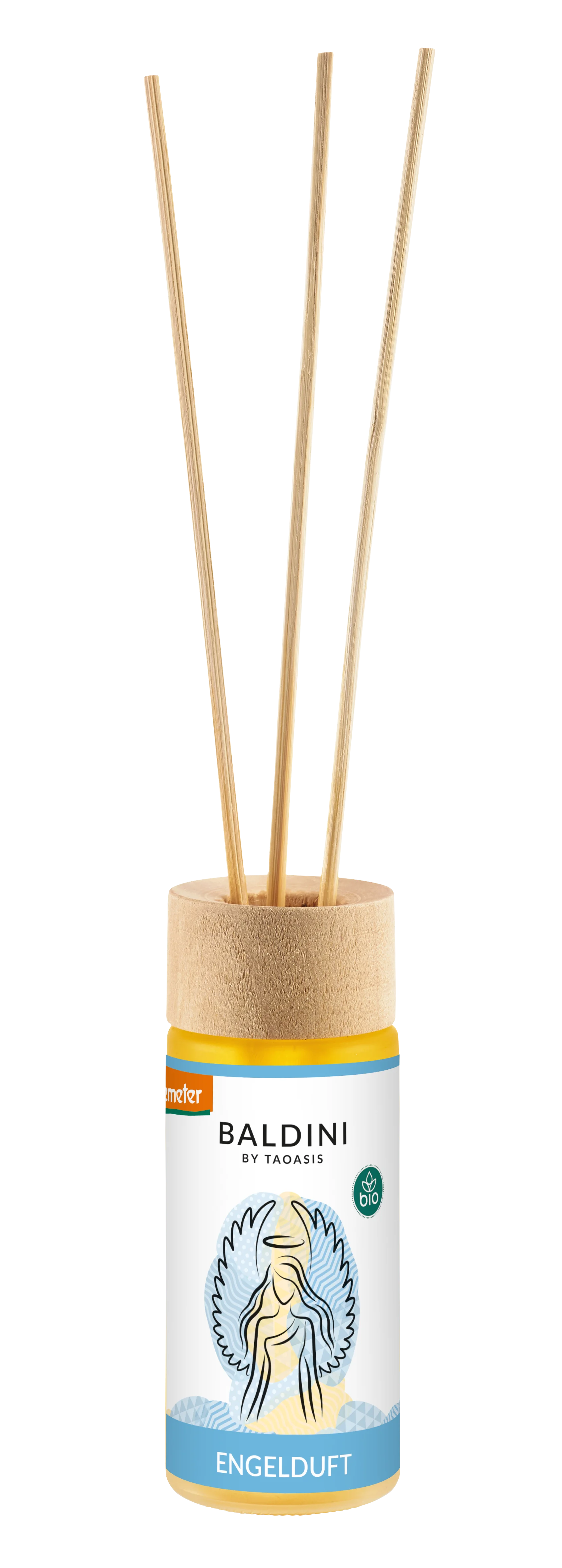 Taoasis Baldini Dyfuzor zapachowy z patyczkami Angel Scent BIO (50 ml) - euforyczny, harmonizujący i aktywizujący