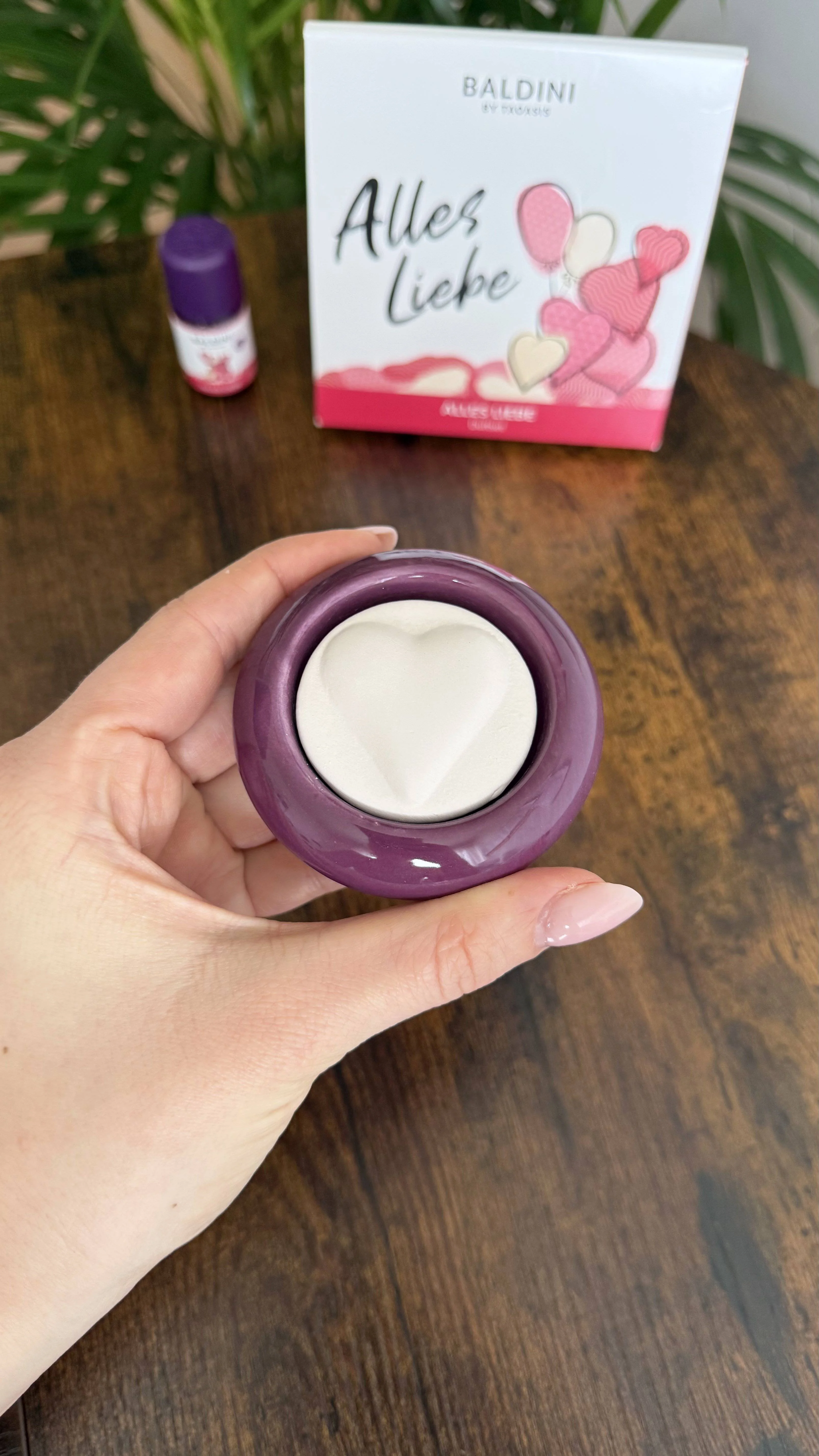 Taoasis Baldini Zestaw aromatyczny All the Love BIO (5 ml) - harmonizujący zapach z kamiennym dyfuzorem