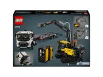 Technic 42175 Samochód ciężarowy Volvo FMX i elektryczna koparka Volvo EC230