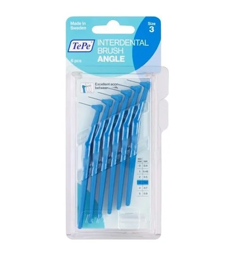 Angle szczoteczki międzyzębowe 0,6 mm 6 szt.
