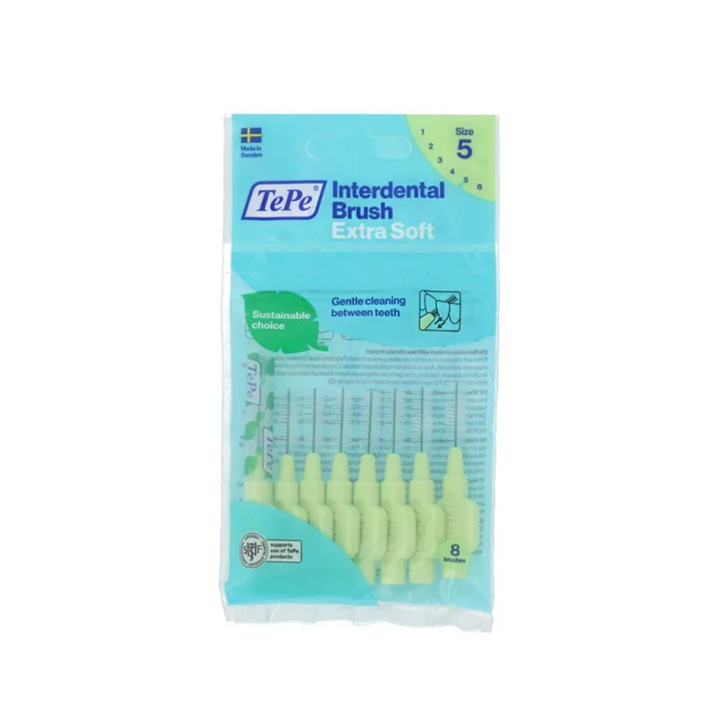 Extra Soft szczoteczki międzyzębowe 5 zielone (0,8 mm) 8 szt.