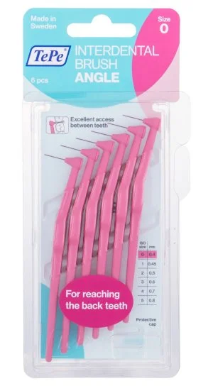 TePe Angle szczoteczki międzyzębowe 0,4 mm 6 szt.