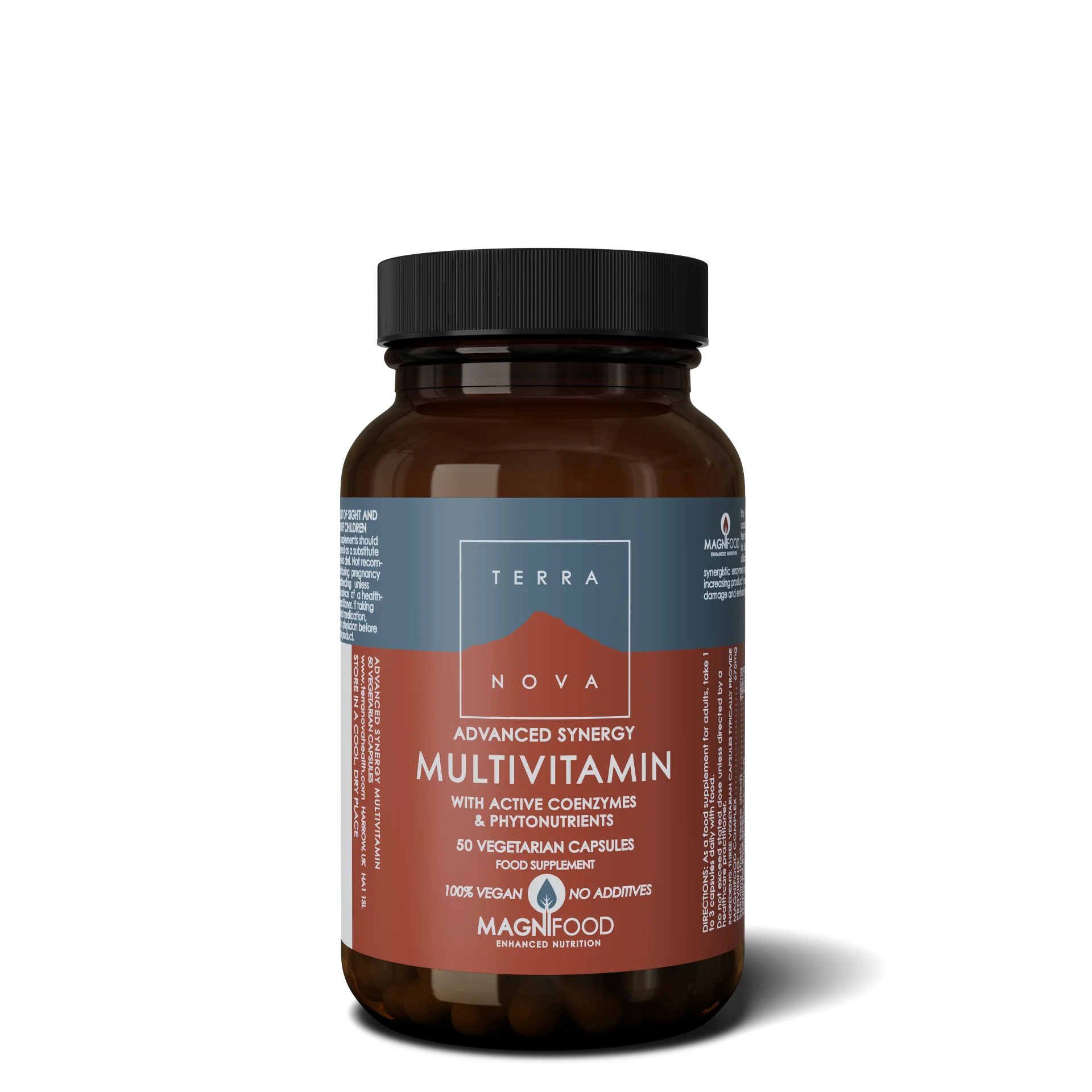 Terranova Health Advanced Synergy Multiwitamina (50 kapsułek) - wspiera energię, witalność i ogólne dobre samopoczucie