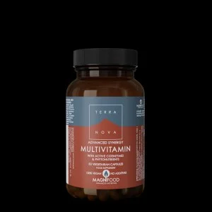 Terranova Health Advanced Synergy Multiwitamina (50 kapsułek) - wspiera energię, witalność i ogólne dobre samopoczucie