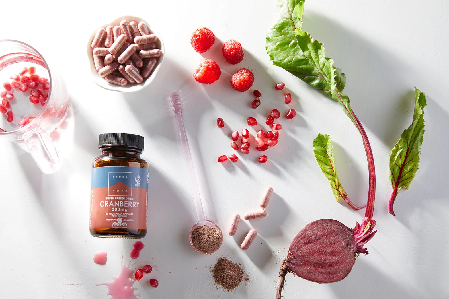 Terranova Health Żurawina liofilizowana 300 mg BIO (50 kapsułek) - z antyoksydantami