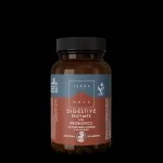 Terranova Health Enzymy trawienne i probiotyki (50 kapsułek) - wzbogacone o koper włoski, imbir i łopian
