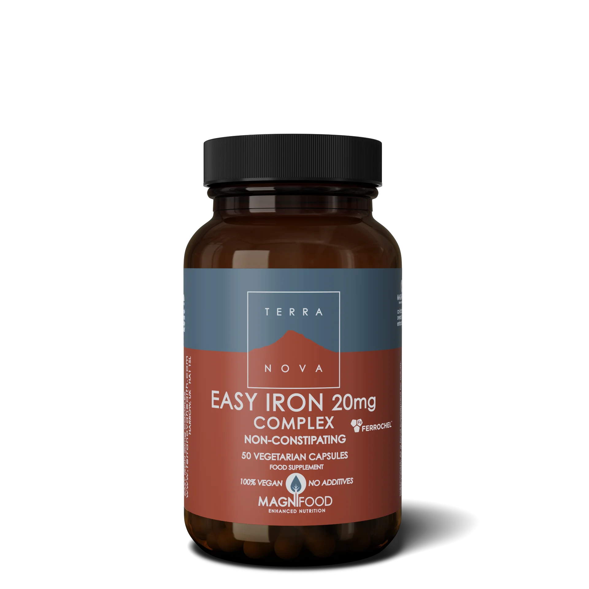 Terranova Health Easy Iron 20 mg Complex (50 kapsułek) - dobrze się wchłania