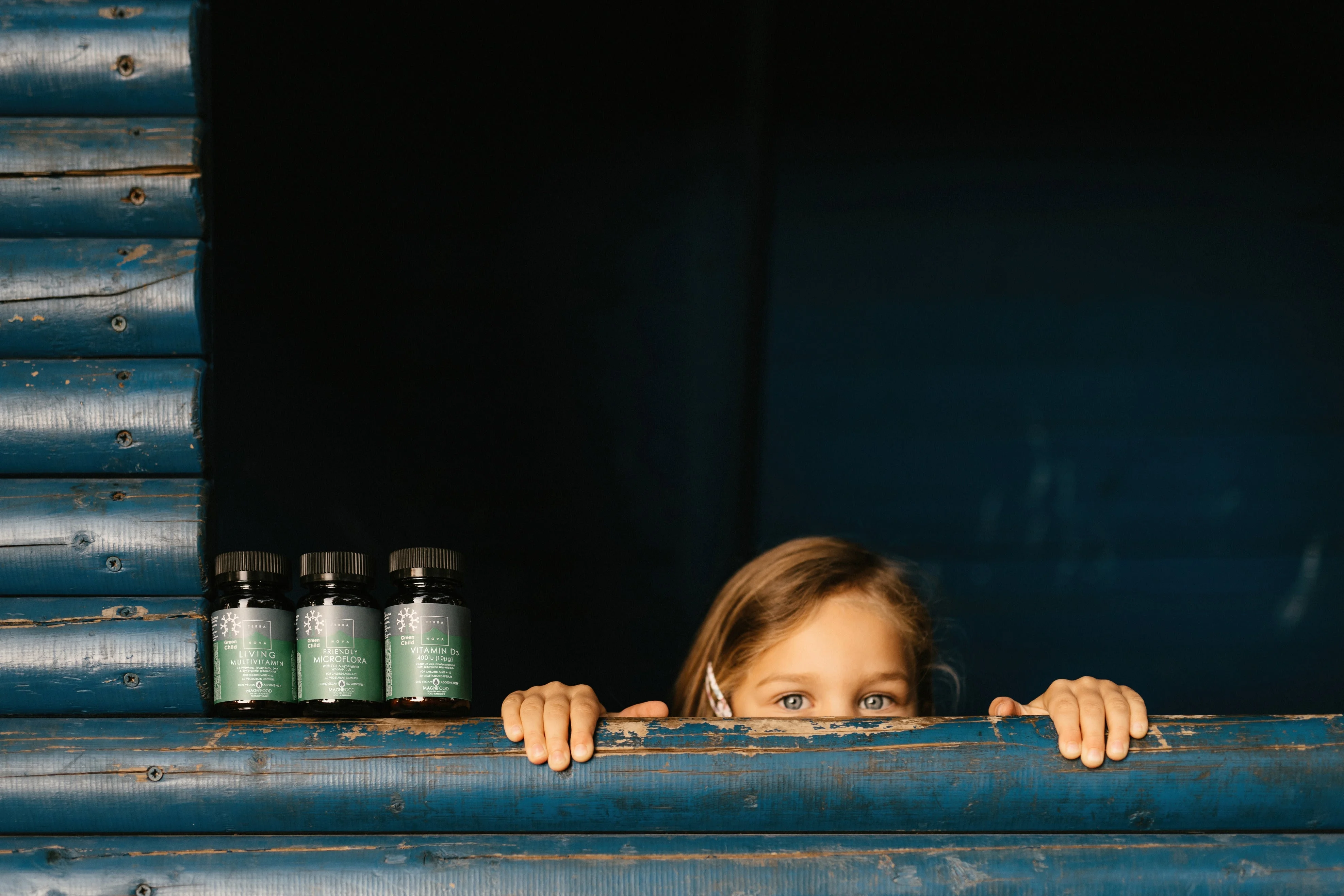 Terranova Health Green Child Friendly Microflora (50 kapsułek) - odpowiedni dla dzieci w wieku od 4 do 12 lat