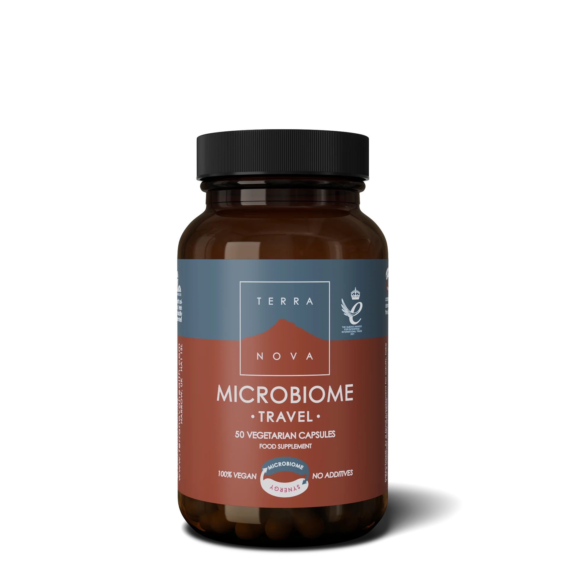 Terranova Health Microbiome Travel (50 kapsułek) - wsparcie podczas zmiany środowiska