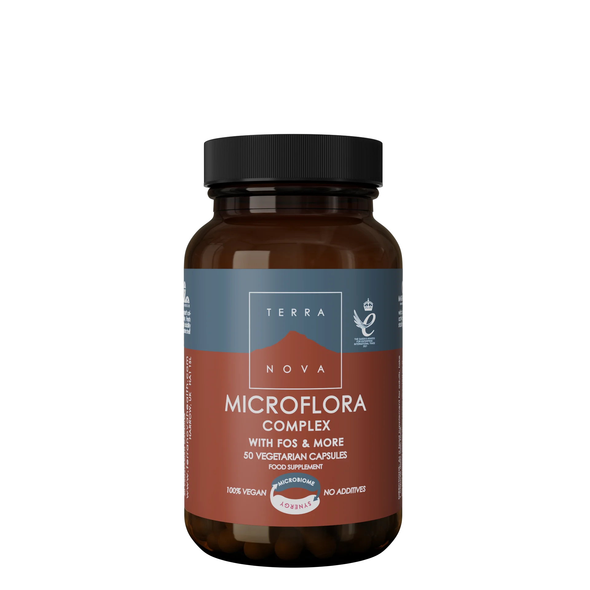 Terranova Health Kompleks Probiotyczny & Prebiotyki (50 kapsułek) - dla wsparcia mikroflory jelitowej