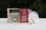 The Greatest Candle in the World Zestaw - 1x świeca (130 g) 2x wypełnienie - drewno i przyprawy - możesz zrobić dwie kolejne świece w domu
