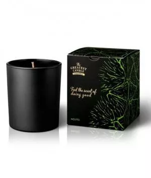 The Greatest Candle in the World The Greatest Candle Świeca zapachowa w czarnym szkle (170 g) - mojito