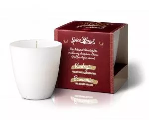 The Greatest Candle in the World Świeca zapachowa w szkle (130 g) - drewno i przyprawy