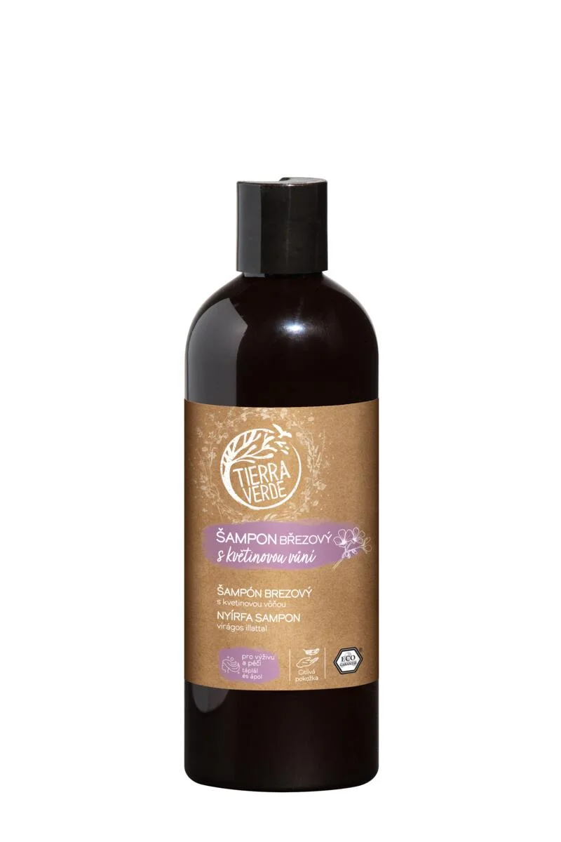 Tierra Verde Szampon brzozowy o kwiatowym zapachu 100 ml - odżywczy i pielęgnujący