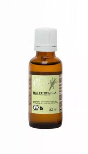 Tierra Verde Olejek eteryczny cytronellowy BIO (30 ml) - silne działanie odstraszające