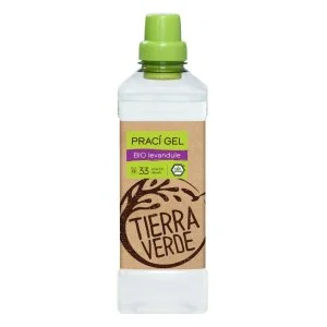 Tierra Verde Żel do prania o zapachu BIO lawendy 1 l – nowa ulepszona receptura
