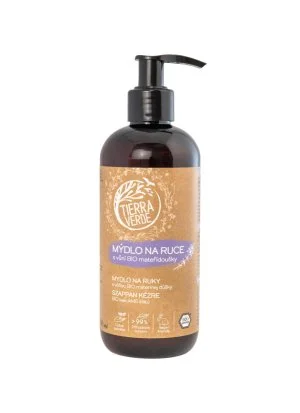 Tierra Verde Mydło do rąk w płynie - BIO Macierzanka 290 ml - z czeską bio babką lancetowatą