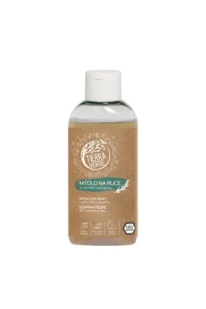 Tierra Verde Mydło do rąk w płynie - BIO Rozmaryn 100 ml - z czeską babką lancetowatą BIO