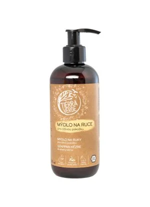 Tierra Verde Mydło do rąk w płynie - skóra wrażliwa 290 ml - z czeskim bio babką lancetowatą