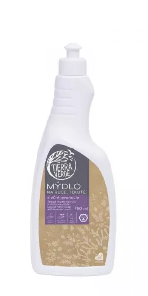 Tierra Verde Mydło w płynie do rąk o zapachu lawendy (750 ml)