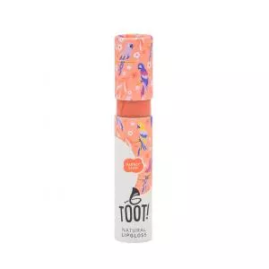 TOOT! Naturalny brzoskwiniowy błyszczyk do ust - Parrot Glam (5,5 ml) - odpowiedni dla osób wrażliwych i alergików