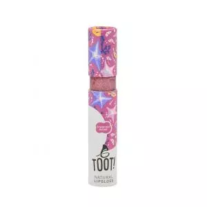 TOOT! Naturalny błyszczyk do ust fioletowo-różowy - Starfish Shine (5,5 ml) - odpowiedni do ust wrażliwych i alergicznych